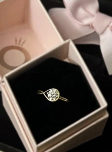 Pandora 14k Gold Lab-grown Diamond Infinite Ring 1ct - Picture 1 of 1
