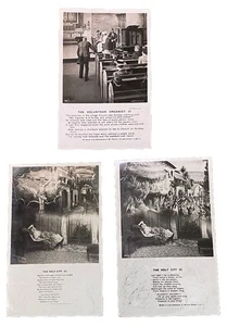 Set of 3 Vintage Bamforth RPPC Postcards ~ The Holy City & Volunteer Organist - Picture 1 of 2