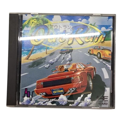 NEC OutRun PC Engine Racing Game Cartridge Junk JAPAN - Image 1 of 4