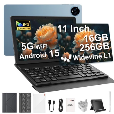 2025 Neueste Tablet 16GB RAM 256GB ROM 11 Zoll Android15 Tablet 13MP LCD 5G WiFi - Bild 1 von 4