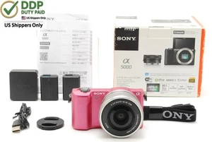 35Languages‼︎ [ Almost unused ]Sony Alpha a 5000 20.1MP Digital Camera JAPAN - Picture 1 of 16
