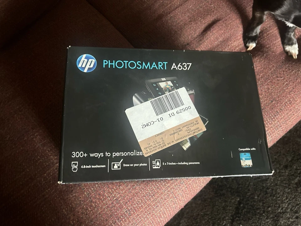 HP Photosmart A637 Compact Photo Printer Q8638A NEW Sealed - Image 1 of 1