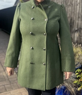 LADIES MONSOON PEA COAT BNWT SIZE 14 WOOL RICH - Image 1 of 4