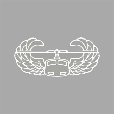 US Army Air Assault Military 1 Color Window Wall Vinyl Decal Sticker