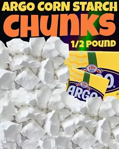 💛1/2 Pound Argo Corn Starch Pure Chunks Crunchy FRESHLY MADE SAME DAY SHIP✈️ - Picture 1 of 6