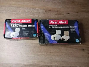 FIRST ALERT SECURITY CAMERA RECEIVER KIT + EXTRA CAMERA - Picture 1 of 6