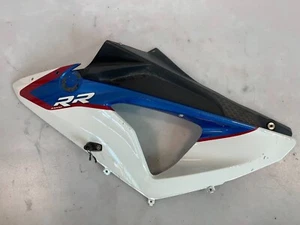 09-14 BMW S1000RR S 1000 LEFT SIDE FAIRING BODY PANEL COWLING BLUE WHITE OEM - Picture 1 of 3