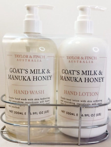 Taylor & Finch Australia Goat Milk & Manuka Honey Hand Wash And Lotion New