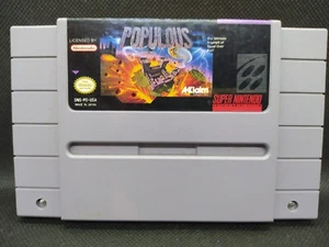 Populous - Super NES Nintendo SNES US - SNS-PO-USA - Picture 1 of 7