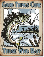 Those Who Bait - Large Metal Sign 40.6cm x 31.7cm Genuine American Made
