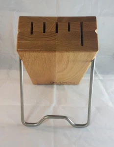Blocco coltelli in legno rovere 5 slot salvaspazio Cutco - Foto 1 di 5