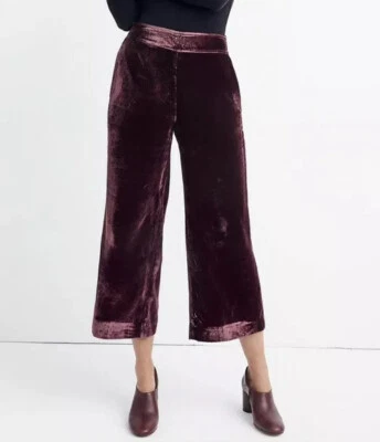 Pantalones cortos de terciopelo Madewell Huston talla XS J8447 en ciruela nuevos con etiquetas Foto 1 de 4