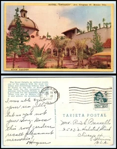 Cartolina MESSICO - Città del Messico, Hotel Ontario J10 - Foto 1 di 1