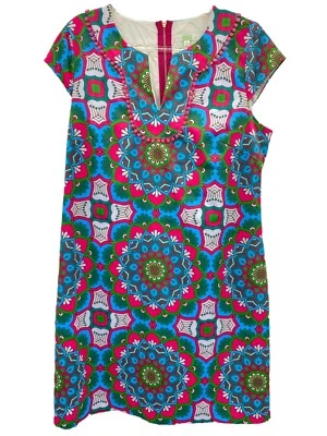 Vestido Jade Para Mujer Mediano Turquesa Rosa Verde Funda Sin Mangas Cremallera Foto 1 de 4