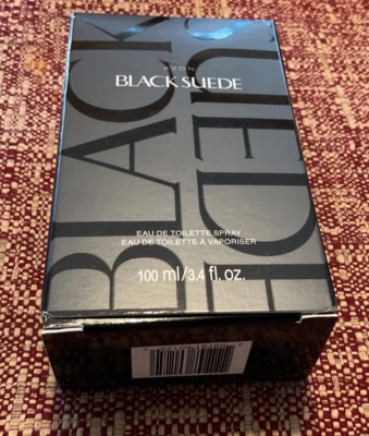 Eau de Toilette Avon Black Suede Colonia para Hombres Spray 3.4 fl oz Totalmente NUEVO Foto 1 de 2