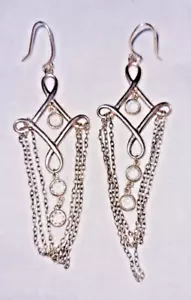 Silpada Argento Sterling Maglia Catena & Zirconi Cubici ""Cleopatra"" W2367 - Foto 1 di 2