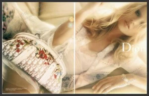 Dior Kate Moss 2000s Print Advertisement (2 pages) 2005 Handbags - Picture 1 of 1