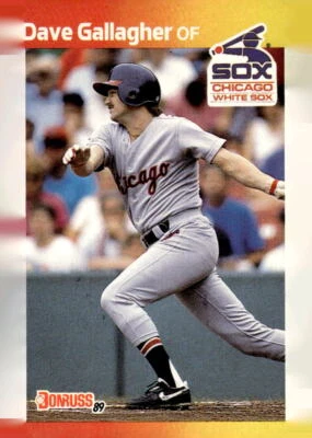 1989 Donruss #384a Dave Gallagher - Image 1 of 2