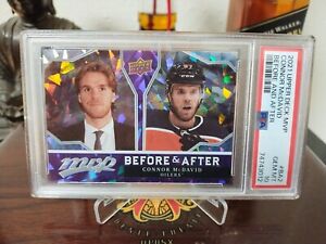 [[[[ POP 1 ]]]]   2021 Upper Deck "MVP Before and After" Connor McDavid PSA 10 