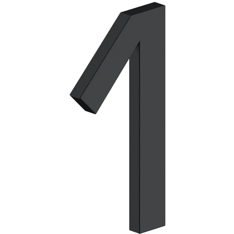 House Number 1 with Risers (E Series) - Matte Black Cover