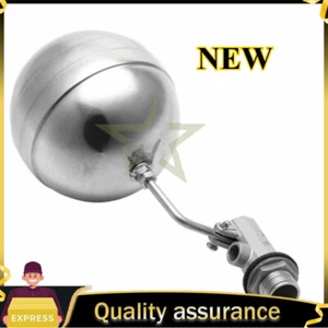 Stainless Steel Floating Ball Valve Adjustable Water Level DN15 1/2" Fast Ship - Picture 1 of 11