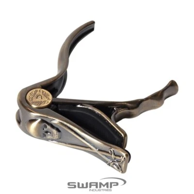 Alice Spring Style Rock'n'Roll Guitar Capo - Pirate Skull - image 1 of 4