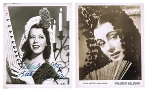 Gladys Swarthout Autograph on 8 x 10 + Still. CoA. Opera, Mezzo Soprano - Picture 1 of 4