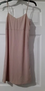 A PEA IN THE POD Maternity Slip Dress Sz Small P/M Women BEIGE Pregnancy Baby  - Picture 1 of 6