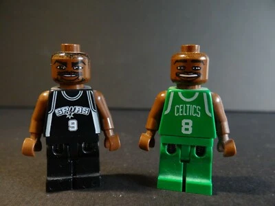 LEGO NBA Mini Figuras Tony Parker y Antoine Walker / Celtics & Spurs Foto 1 de 2