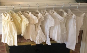 Vintage Baby Toddler Dresses Yellow Reseller Lot 10 May Need Repair/Cleaning - Picture 1 of 16