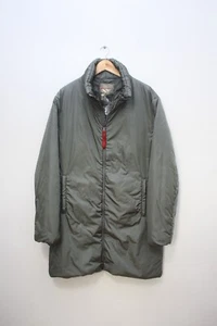 Prada Olive Green Puffer Parka Men's Large Made In Romania - Picture 1 of 8
