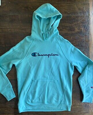 Champion Women's Athletics Powerblend Fleece Pullover Hoodie, Script Logo Size M • 17€