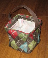 THIRTY ONE LITTLES CARRY ALL CADDY Windsor Argyle EUC NLA