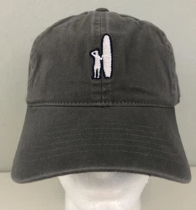 NEW Johnnie-O Hat Surf Logo Adjustable Cap Gray Baseball Hat - Picture 1 of 6