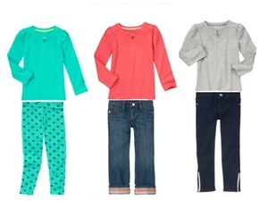 NWT Gymboree Color Happy Faux Gem Keyhole Tops with Bottoms U-Pick Size:  5, 5/6 - Picture 1 of 4