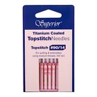 - Titanium-Coated Topstitch Needles #90/14 - for Quilting, Embroidery, and Se...