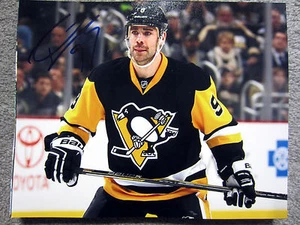 PASCAL DUPUIS Pittsburgh Penguins Stanley Cup SIGNED Autographed 8X10 Photo COA - Picture 1 of 1