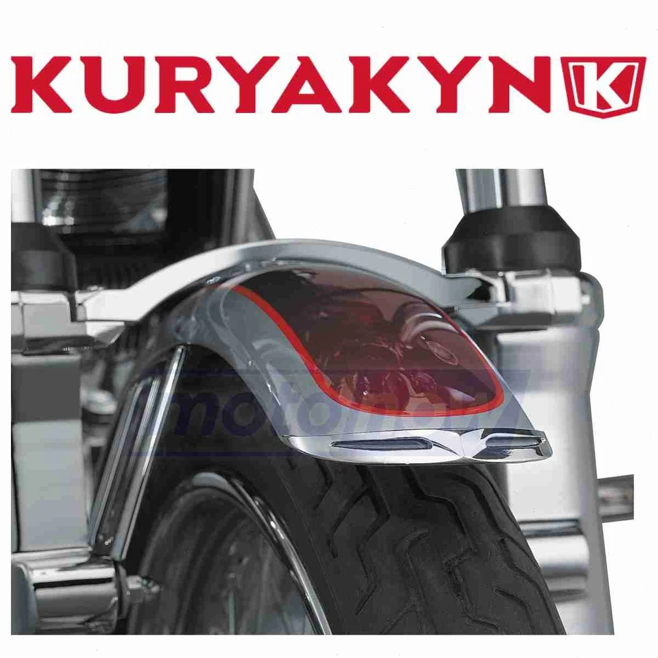 Kuryakyn Front Fender Tip for 2009-2020 Harley Davidson XL883N Iron 883 - rb Foto 1 de 4