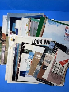HUGE Lot of 60+ Vintage Car/Auto Sales Brochures 1960s Ford Dodge Chevy MORE!! - Bild 1 von 10