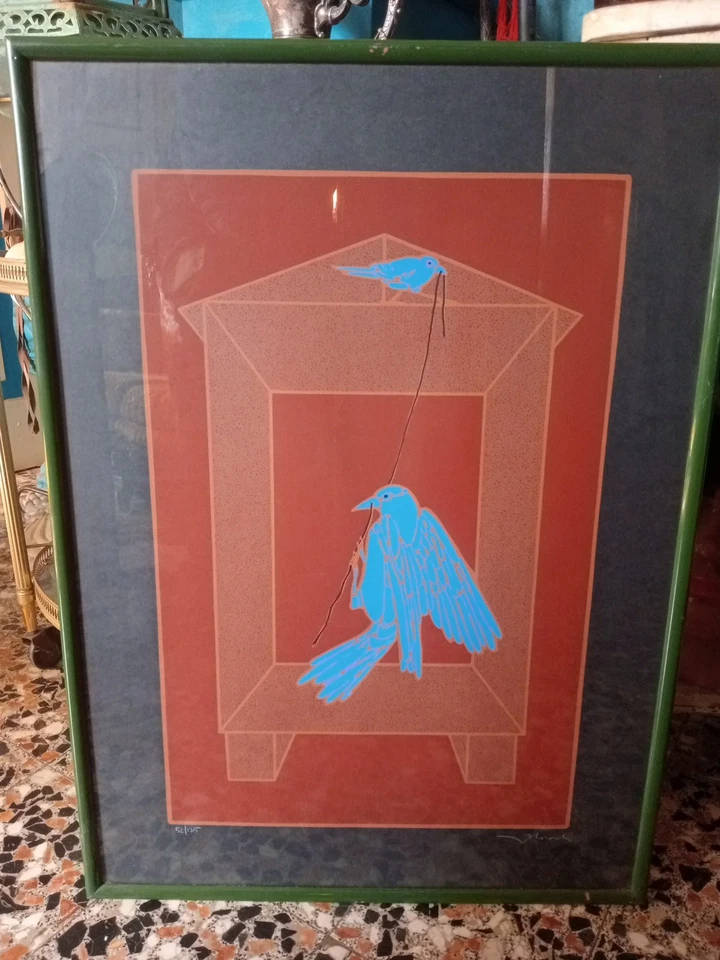 CASORATI FRANCESCO SER.50X70 " LE FIABE DI CASORATI" 1985 - Immagine 1 di 4