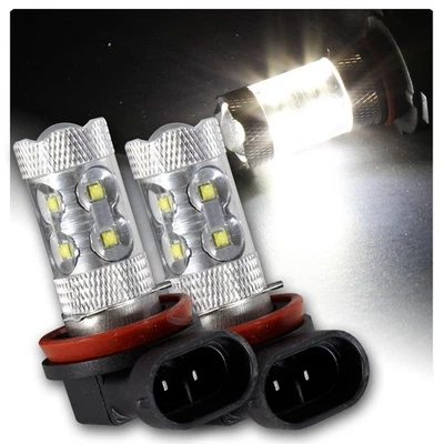 CREE 7000K LED SMD H8 H9 H11 50W Hi Power Daytime Fog Driving Lights Bulbs 2PCS - Image 1 of 3