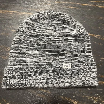 Victoria's Secret 粉色 Beanie 冬季帽 - 黑色和灰色 — 第 1/4 张图片