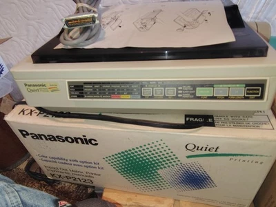 Panasonic KX-P2123 Dot Matrix 24-Pin Quiet Printer With Cable - TESTED. - Image 1 of 4