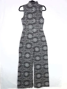 The Hippie Shake Jumpsuit Size 4 Wide Leg Floral Embroider Detail Retro 70's - Picture 1 of 13