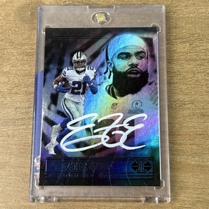 Ezekiel Elliott handsignierte Panini Trading Card Dallas Cowboys COA Hologramm - Bild 1 von 7