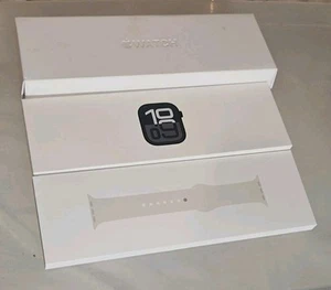 Apple Watch Series 10 42mm GPS + Cellular Jet Black w/ Starlight Band SEALED New - Photo 1 sur 13