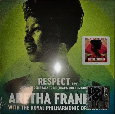 Mint Aretha Franklin Respect Vinyl 45rpm RSD Royal Philharmonic Sealed Exclusive - Image 1 of 2