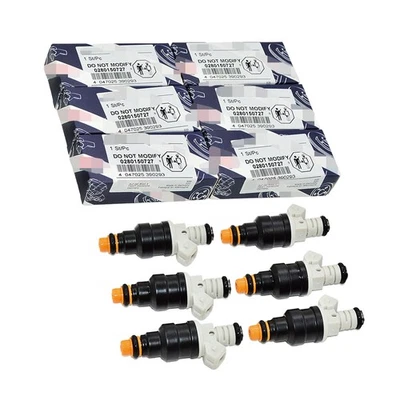 0280150727 6X NEW Fuel Injectors For Bosch 1986-1989 Ford Ranger 2.9L V6 Foto 1 de 4