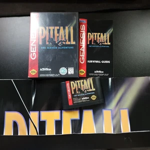 Pitfall: The Mayan Adventure Sega Genesis CIB + Poster 1994 - Bild 1 von 13