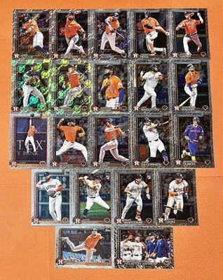 HOUSTON ASTROS 2025 Topps 582 Montgomery Club TEAM BUNDLE (rd Description) - Image 1 of 2
